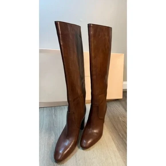 Loeffler Randall Goldy Espresso Tall Boot Size 8.5 $695 - Picture 7 of 13